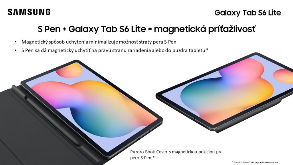 Tvorte, uÄte sa, zabávajte sa: prichádza Å¡týlový tablet Galaxy Tab S6 Lite - techvia.sk