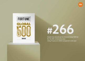 xiaomi fortune 500