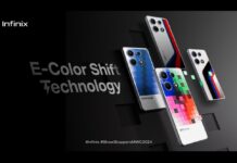 Infinix E-Color Shift Technology